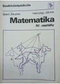 Bakó Zsuzsanna,Herczeg János - Matematika a szakközépiskola IV. osztálya számára (A, B és D variáns)