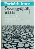 Varga Rózsa - Forbáth Imre összegyűjtött írásai 1.