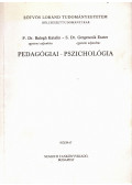 Dr. Balogh Katalin - S. Dr. Gergencsik Eszter - Pedagógiai pszichológia