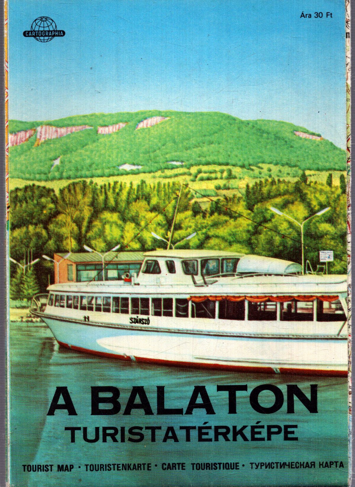  - A Balaton turistatérképe