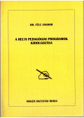 Füle Sándor - A helyi pedagógiai programok kidolgozása
