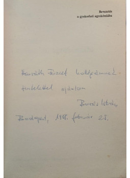 Buzás István - Bevezetés a gyakorlati agrokémiába (dedikált) Buzás István - Bevezetés a gyakorlati agrokémiába (dedikált), Budapest 1987 antikvár könyv