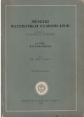 Frey Tamás dr. - Műszaki Matematikai Gyakorlatok A. VIII.
