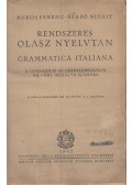 Boros Ferenc,Szabó Mihály - Rendszeres olasz nyelvtan
