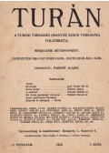 Paikert Alajos - Turán I. évfolyam 1. szám