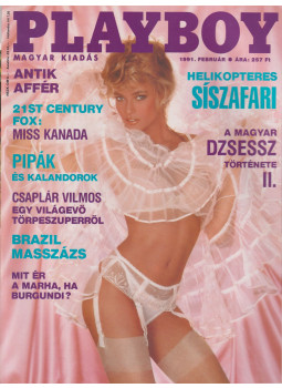Futász Dezső - Playboy 1991. február Futász Dezső - Playboy 1991. február, Budapest 1991 antikvár könyv