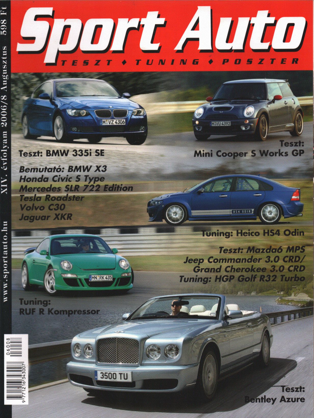 Fábián László - Sport Auto 2006/8 Fábián László - Sport Auto 2006/8, Budapest 2006 antikvár könyv
