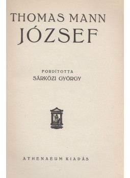 Thomas Mann - József Thomas Mann - József, Budapest 0 antikvár könyv