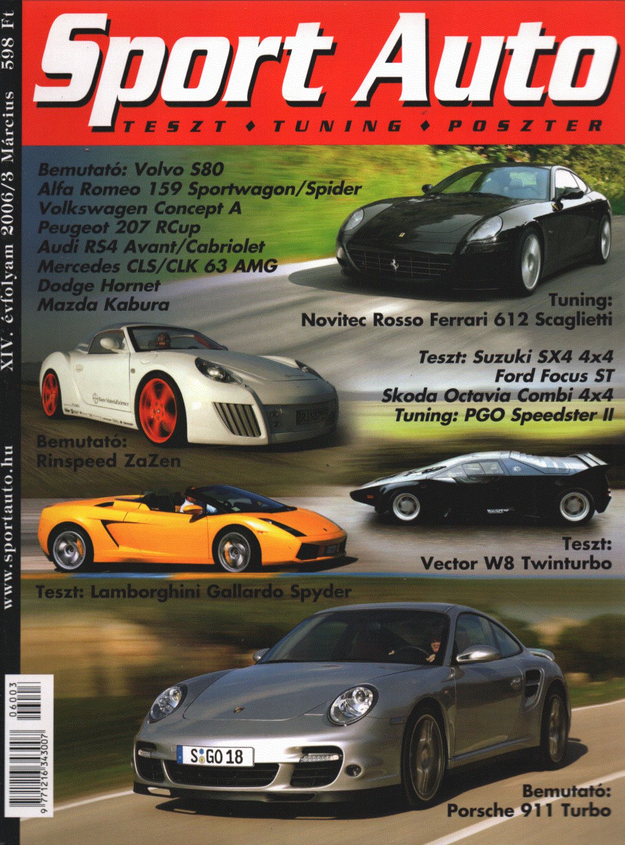 Fábián László - Sport Auto 2006/3 Fábián László - Sport Auto 2006/3, Budapest 2006 antikvár könyv