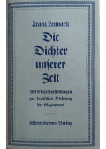 Franz Lennartz - Die Dichter unserer Zeit