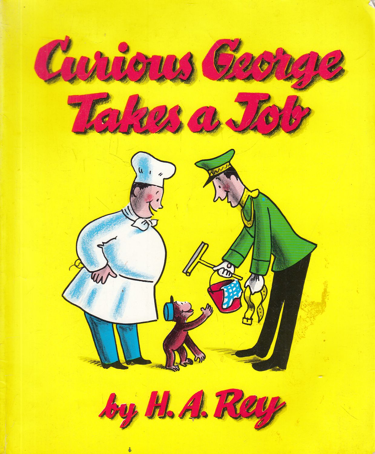 H. A. Rey - Curious George Takes a Job H. A. Rey - Curious George Takes a Job, Boston 1993 antikvár könyv