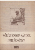Fábián Ernő - Kőrösi Csoma Sándor emlékkönyv 1992