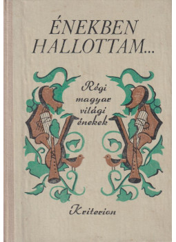 Boros Zoltán - Énekben hallottam Boros Zoltán - Énekben hallottam, Bukarest 1981 antikvár könyv