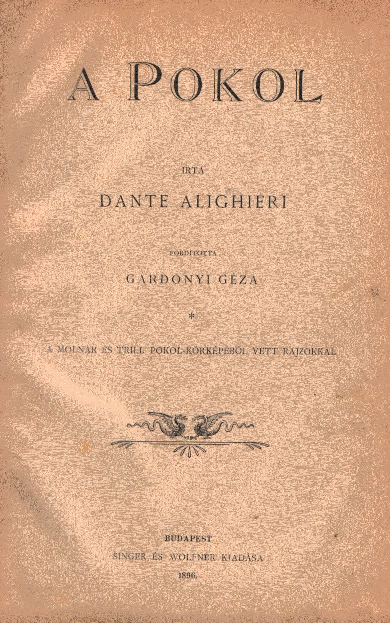 Dante Alighieri - A pokol