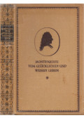 Montesquieu - Vom glücklichen und weisen Leben