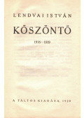 Lendvai István - Köszöntő