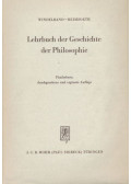 Windelband, Wilhelm,Heinz Heimsoeth - Lehrbuch der Geschichte der Philosophie