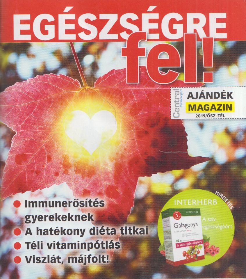Szabó Éva - Egészségre fel! 2019. ősz-tél Szabó Éva - Egészségre fel! 2019. ősz-tél, Budapest 2019 antikvár könyv