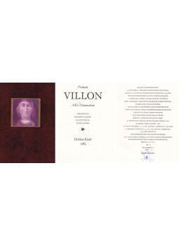 Francois Villon - A Kis Testamentum (Szász Endre által aláírt) Francois Villon - A Kis Testamentum (Szász Endre által aláírt), Budapest 1984 antikvár könyv