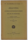 Rodiczky Jenő Dr. - Jelentés a M. Kir. Gyapjuminősítő Intézet 1899-1900. évi működéséről