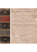 Johann Gottlob Schneider,Franz Passow - Handwörterbuch der Griechischen Sprache I.