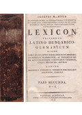 Márton József - Lexicon trilingve Latino-Hungarico-Germanicum II. (M-Z)
