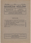 Oltay Károly - Geodéziai közlöny 1932 / 9-10.szám