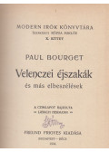 Paul Bourget - Velenczei éjszakák