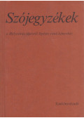 Stenczer Ferenc - Szójegyzékek