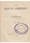 Walter Scott - The Bride of Lammermoor