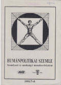 Klein Péter,Dr. Kronstein Gábor - Humánpolitikai Szemle 1991/7-8.