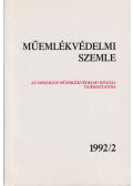F. Mentényi Klára - Műemlékvédelmi szemle 1992/2