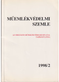 F. Mentényi Klára - Műemlékvédelmi Szemle 1998/2.
