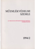 F. Mentényi Klára - Műemlékvédelmi Szemle 1994/2.