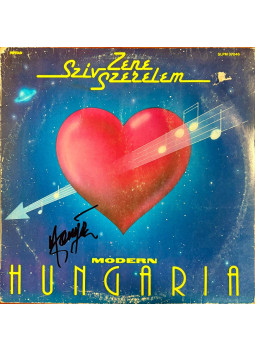  - Modern Hungária - Szív Zene Szerelem (Fenyő Miklós aláírásával, lemezzel együtt!)