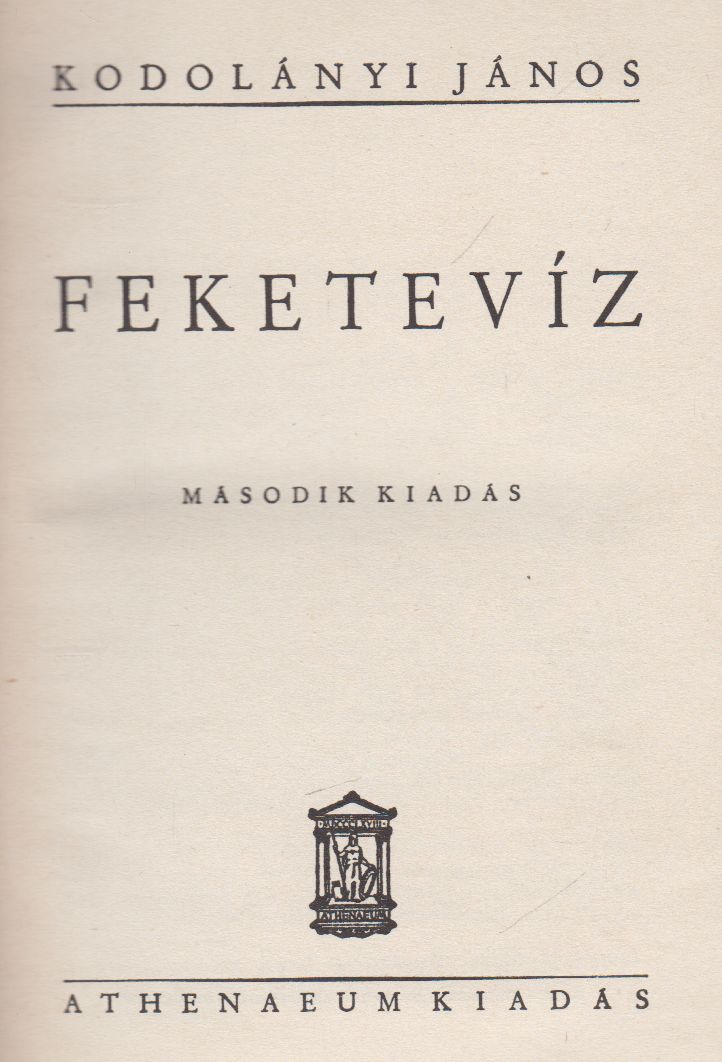 Kodolányi János - Feketevíz