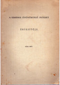 Dr. Tóth Lajos - A Szarvasi Óvónőképző Intézet értesítője 1959-1965