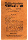 Ravasz László - Protestáns szemle XXXIX. évf. 10. sz. 1930. december