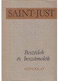 Saint-Just,Albert Soboul - Beszédek és beszámolók