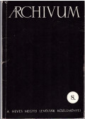 Kovács Béla - Archivum 8.