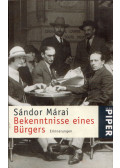 Márai Sándor - Bekenntnisse eines Bürgers