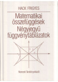Hack Frigyes - Matematikai összefüggések - Négyjegyű függvénytáblázatok