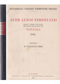 Dr. Lukinich Imre - Auer János Ferdinánd naplója