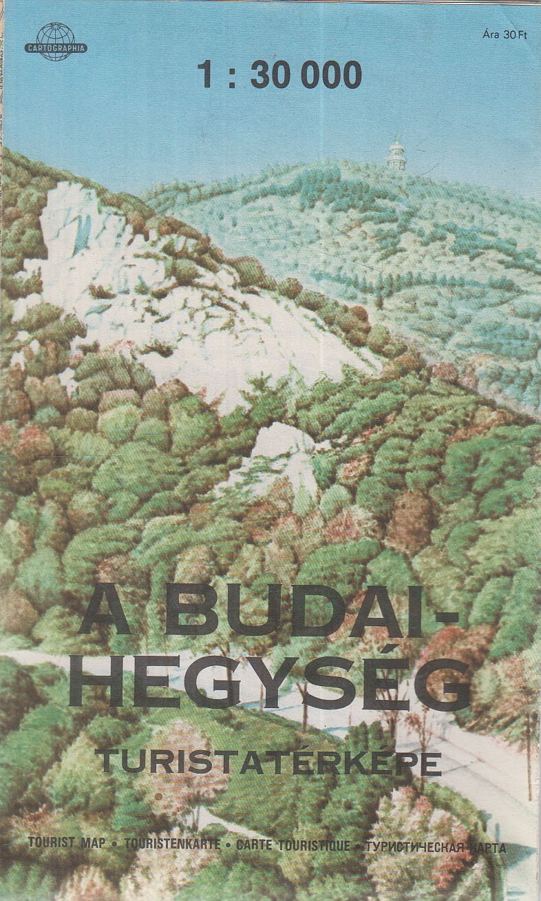 Domokos György,Szép János - A Budai-hegység turistatérképe