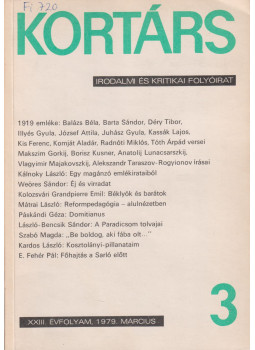 Kovács Sándor Iván (szerk.) - Kortárs 1979. március Kovács Sándor Iván (szerk.) - Kortárs 1979. március, Budapest 1979 antikvár könyv