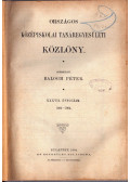 Balogh Péter - Országos Középiskolai Tanáregyesületi közlönyv XXXVII. évfolyam 1903-1904.