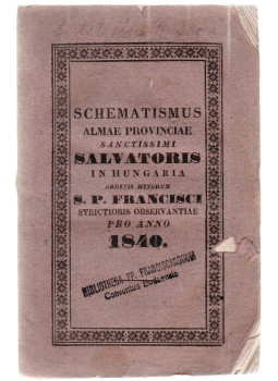 - Schematismus 1840 - Schematismus 1840, Eger 1839 antikvár könyv