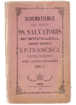 - Schematismus 1896-7. - Schematismus 1896-7., Eger 1896 antikvár könyv