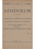 Prohászka Lajos,Dékány István - Athenaeum 1931. XVII. kötet 4-6. füzet