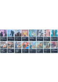 Georges Simenon,Agatha Christie,P. D. James,Dashiell Hammett,Patricia Moyes,Mazzaro, Ed,Woznicka, Ludwika,Adamov, Arkagyij,Bagley, Desmond,Edgar Wallace,Viktor Fink,Magnan, Pierre - 16 db krimi a Fekete Könyvek sorozatból: A ​londoni férfi - Maigret és a borkereskedő + A cingár feltaláló + A hulla csónakon érkezett + Angyalhalál + Bűbájos gyilkosok + Chicagói történet + Egy marék rozs + Fantasztikus ​bűntények krónikája avagy Különös és hátborzongató históriák + Gyilkosság a vidám parkban + Gyilkosság Mezopotámiában + Hajtóvadászat a Szaharában + Hét lakat alatt + Idegenlégió + Maigret ​pipája - Három bűnügyi regény + Öt kismalac + Végy egy pint embervért!